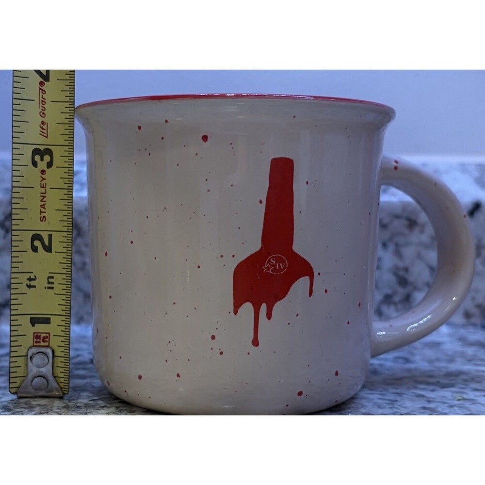 Makers Mark Whisky Red/Beige Coffee Mug Cup